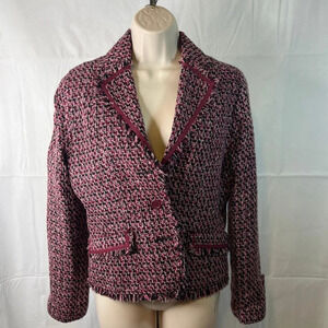MM Knit Blazer Jacket Size Large‎
